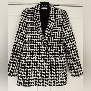 Anine Bing Houndstooth Blazer